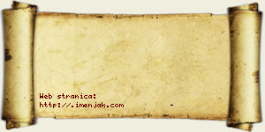 Anja Bjeletić vizit kartica